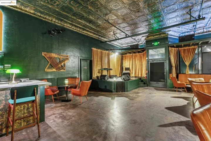 Community lobby featuring an ornate ceiling