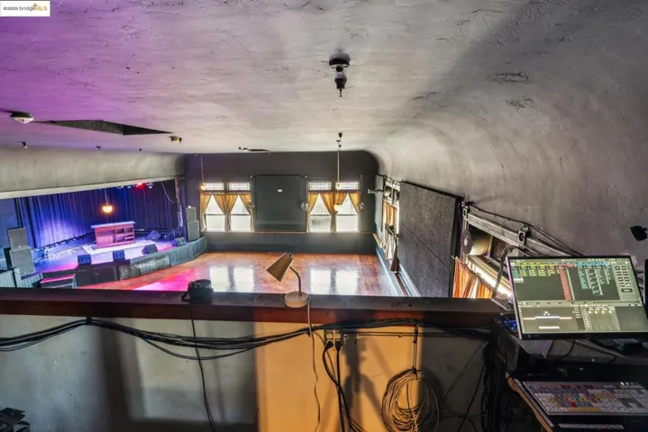Bar featuring dark countertops