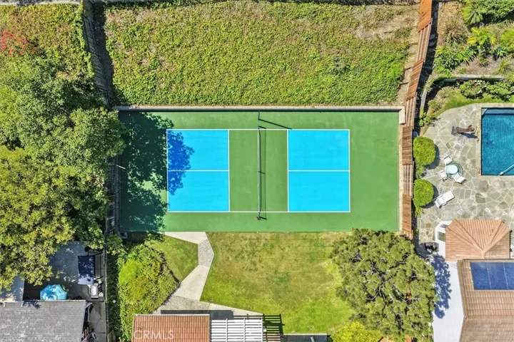 Private pickle ball  or sport court.