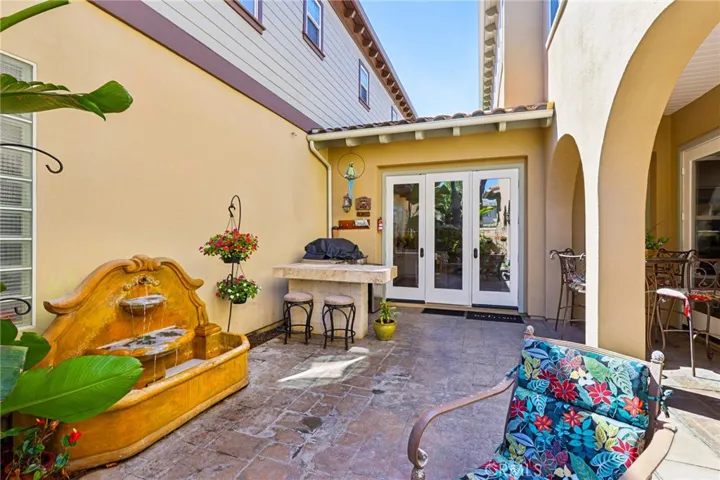 Courtyard with Fountain