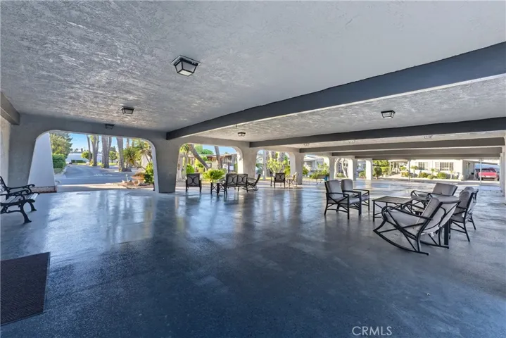 Another view of huge covered area by pool