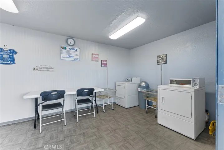 Community laundry room even though you have your own inside laundry in your home