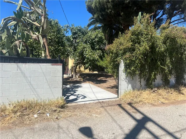 Access to backyard from alleyway