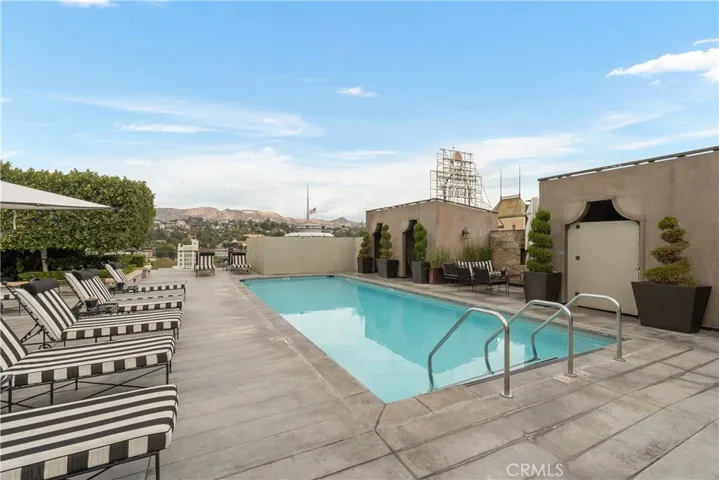 Magnificent rooftop pool with 360 degree views of  Los Angeles