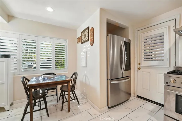 Dining room facing northeasttowards back door