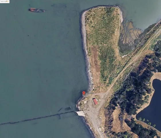 Aerial view of property's location