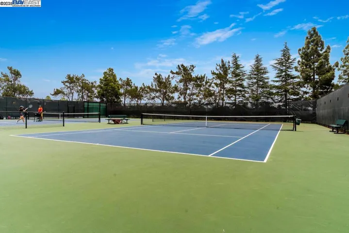 Clubhouse tennis courts