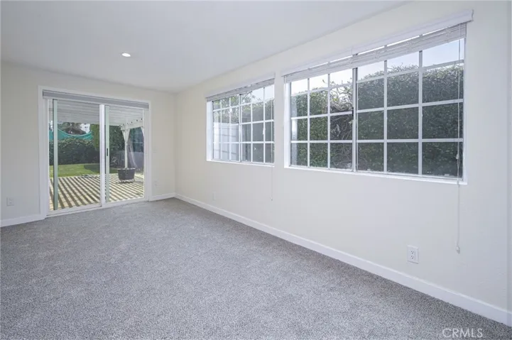 ADU - Large room has a sliding glass door that opens to the backdoor