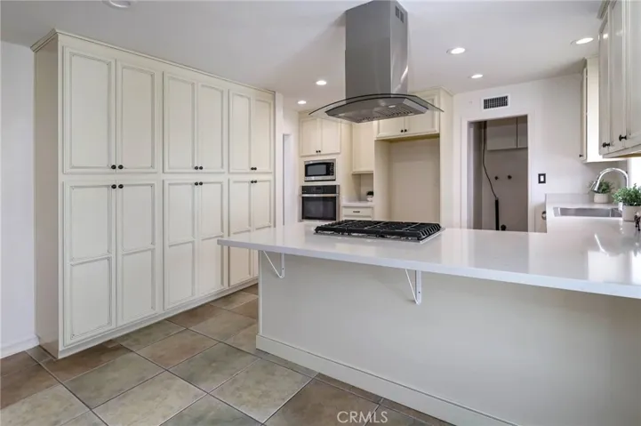 Main House - Remodeled Kitchen with lots of cabinet space.