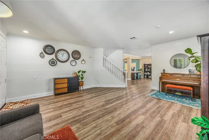 20 mil LVP flooring downstairs and on stairway