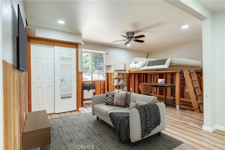 Cabin w/ built-in bed items are staged