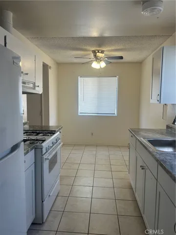 kitchen and dining area