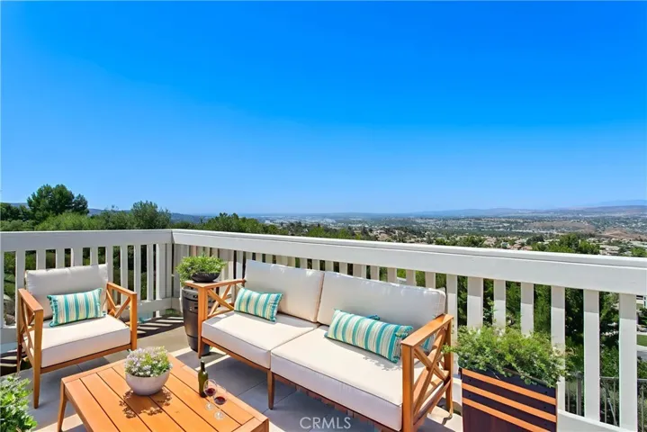 Spacious Deck off the Primary Bedroom (virtually staged)