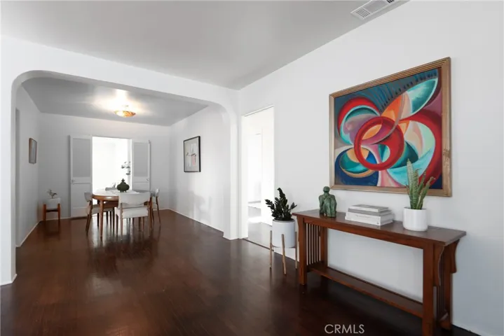 Entry and formal dining room
