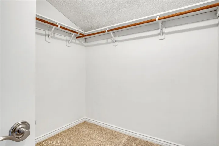 Walk-in closet in primary