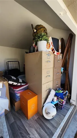 Inside Storage Shed