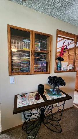 Wood Inset with glass doors