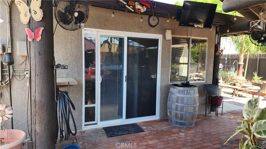 Sliding Door to Backyard