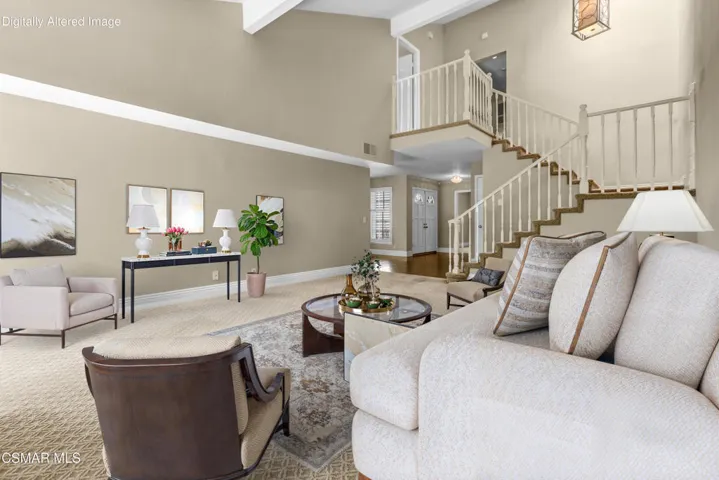 Living Room Virtually Staged