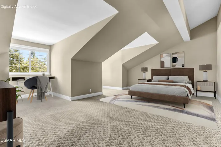 Secondary Bedroom Virtually Staged