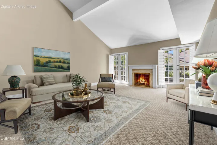Living Room Virtually Staged