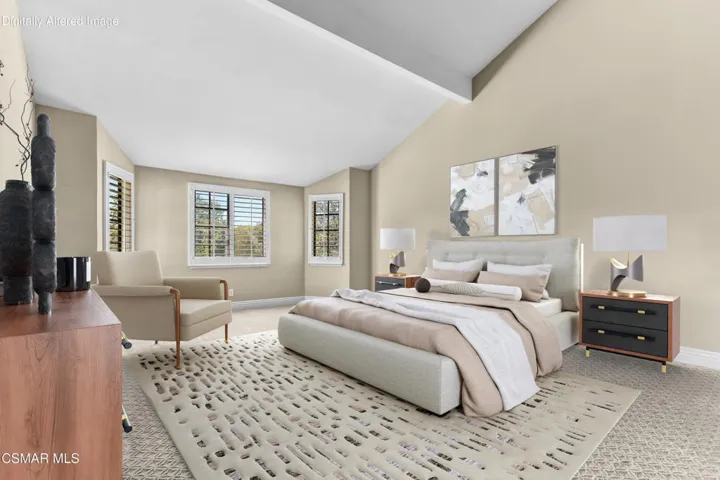 Primary Bedroom Virtually Staged