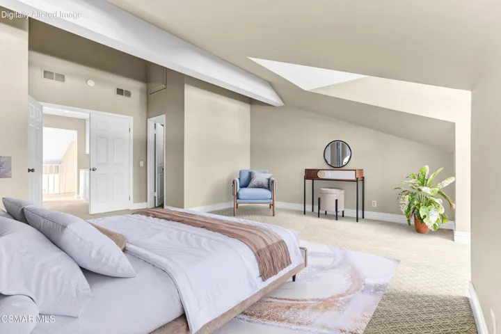 Secondary Bedroom Virtually Staged