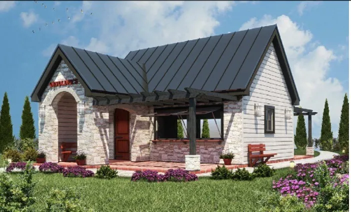 Artistic rendering of residential building