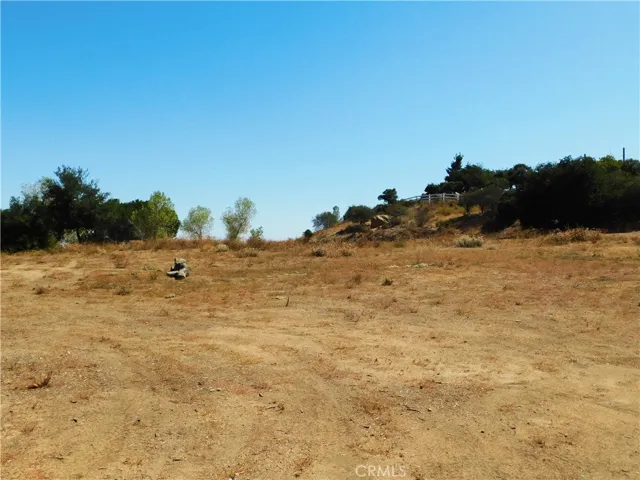 From the street looking into lot.
