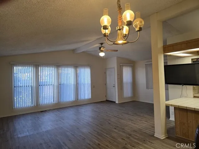 living room looking at front door.