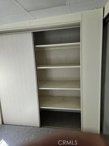 Storage closet in bedroom 3
