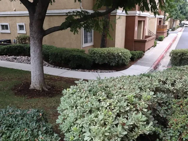 Greenbelt next to condo