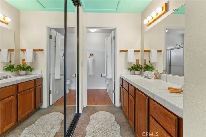Second floor master suite bathroom