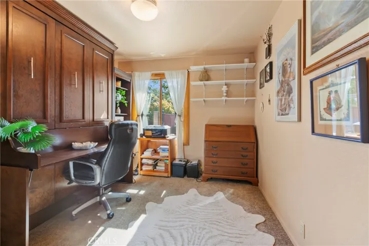 Bedroom 2/Office with built-in Murphy Bed (Main level)