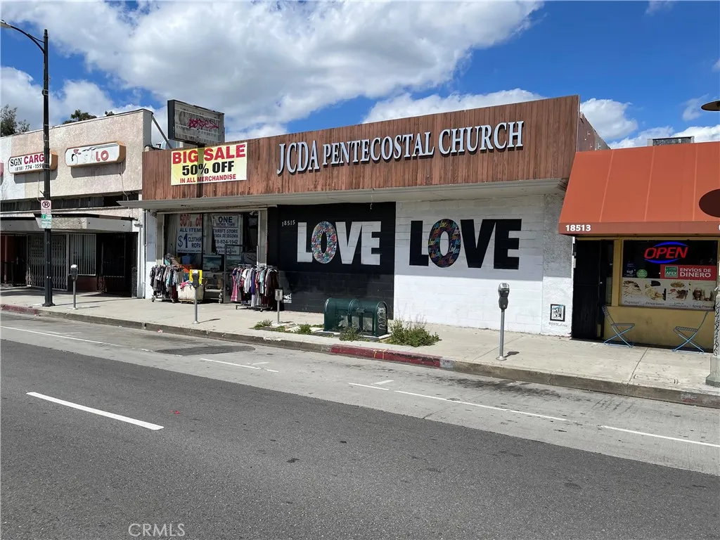FRONT / STREET VIEW - 18515 Sherman Way, Reseda