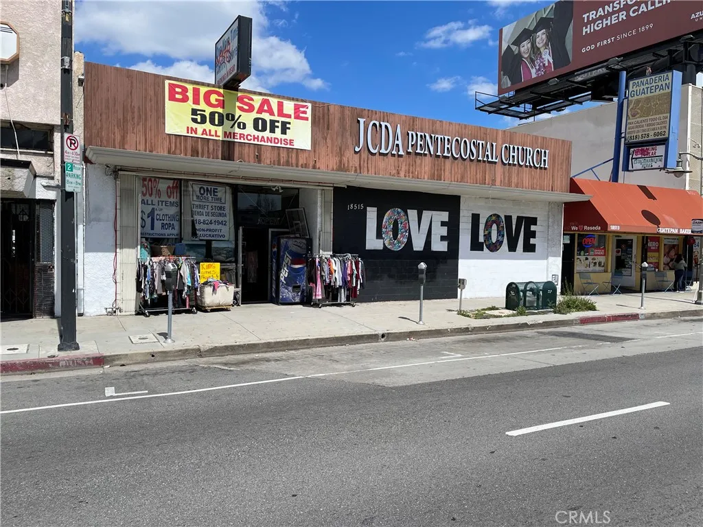 FRONT / STREET VIEW - 18515 Sherman Way, Reseda