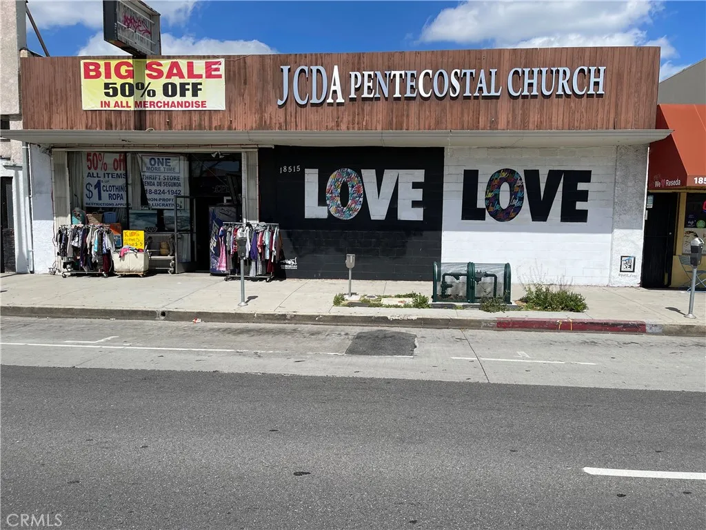 FRONT / STREET VIEW - 18515 Sherman Way, Reseda