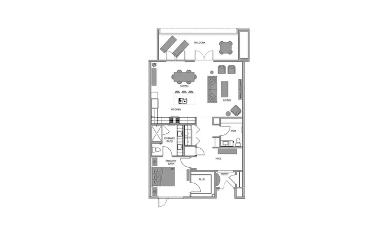 Floor plans subject to change and are for illustrative purposes only. Washer, dryer, and refrigerator not included.