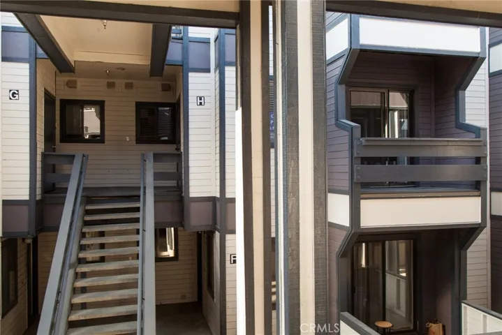 2nd level condo with private balcony.