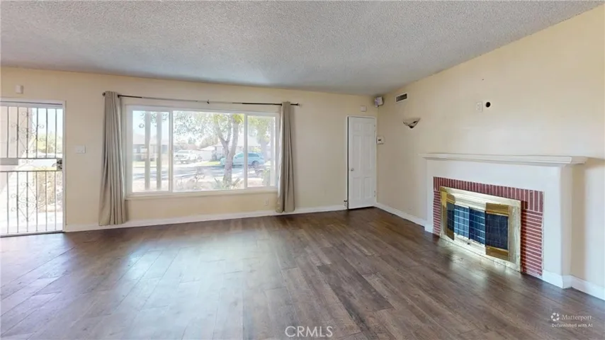 Living Room With Fireplace