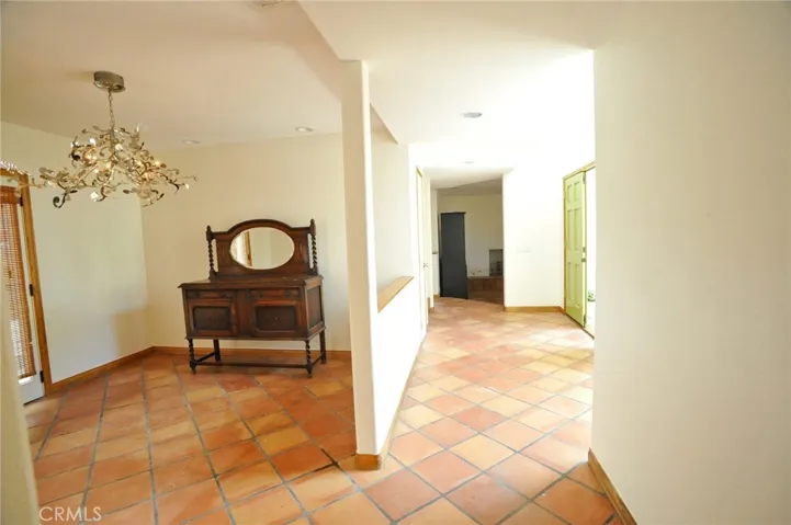 Dining room and hall to foyer