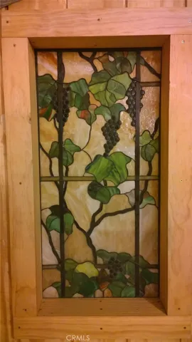 window in wine library