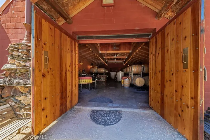 Front entry to cellar