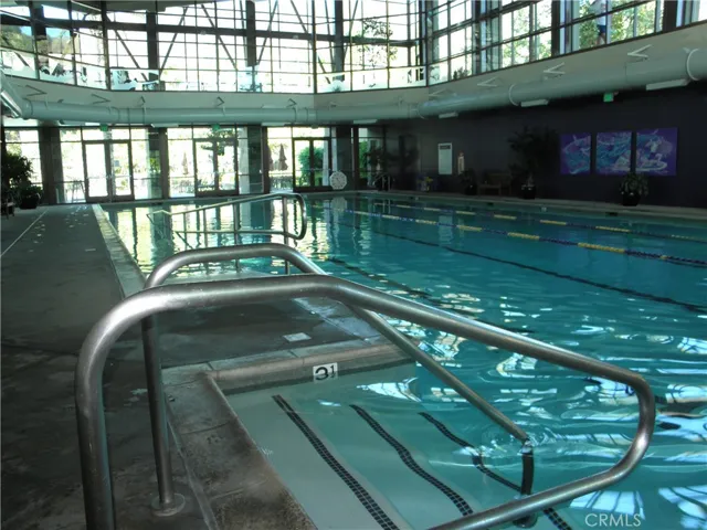 Indoor Pool With A/C Conditioned Walking Track Above - No Excuses For NOT Keeping Active