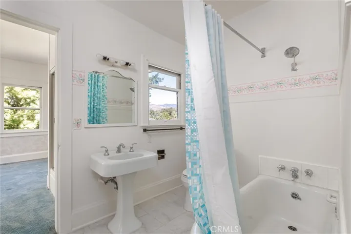 Hall bathroom.