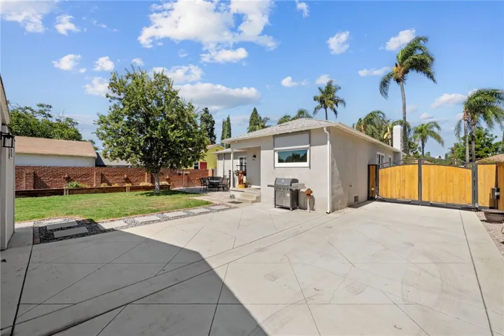 View of the back of the house from the garage area