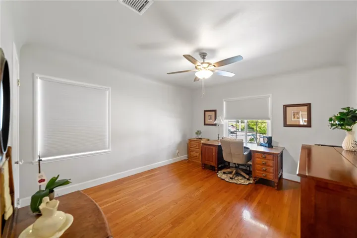 Bedroom 2 is huge with reach-in closet, currently being used as an office
