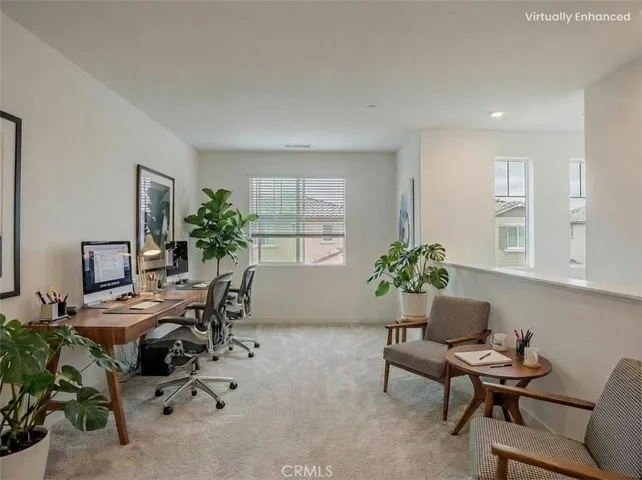Spacious office space (virtual staging)