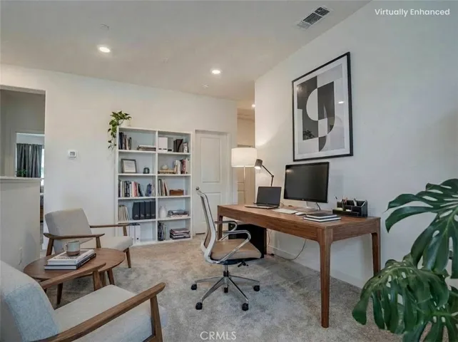Spacious office space (virtual staging)