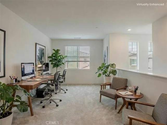 Spacious office space (virtual staging)